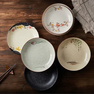 Assiette Japonaise Peinte à la Main