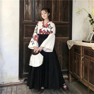 Jupe Japonaise de Kimono